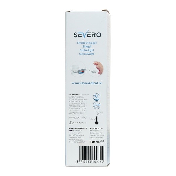 Gel pour avaler les médicaments Severo