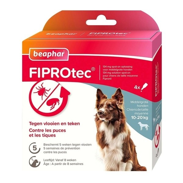 Beaphar Fiprotec Chien pipettes anti puce