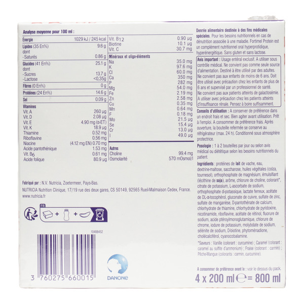 Nutricia Fortimel Protein boisson
