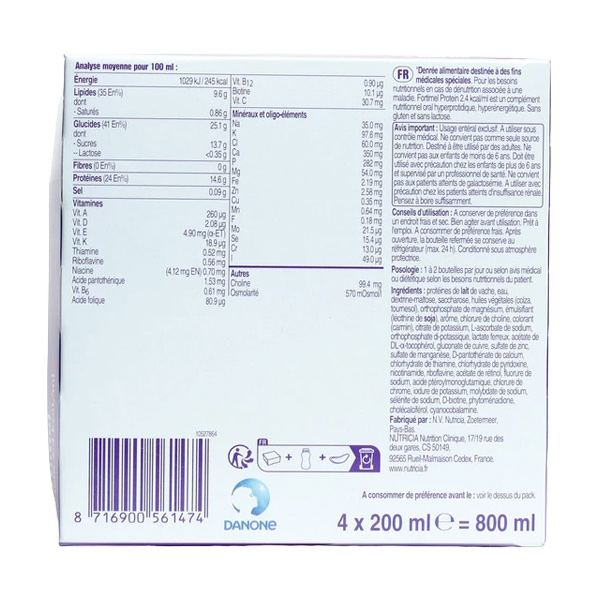 Nutricia Fortimel Protein boisson