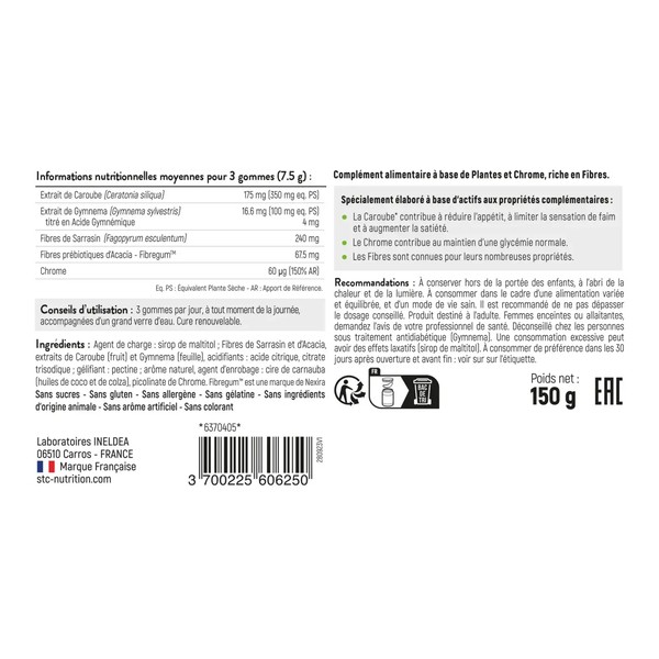 STC Nutrition Gommes coupe faim