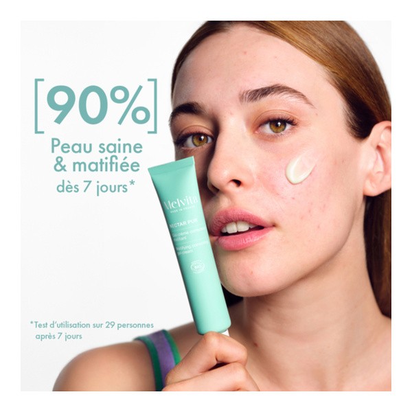 Melvita Nectar Pur Gel crème correcteur matifiant Bio