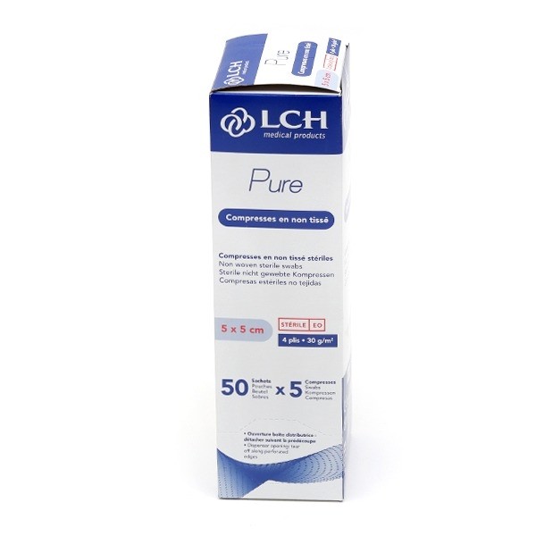 Compresses non tissées stériles LCH Pure