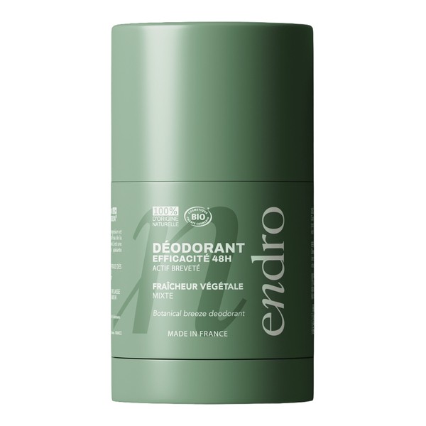 Endro Déodorant stick rechargeable 48h bio
