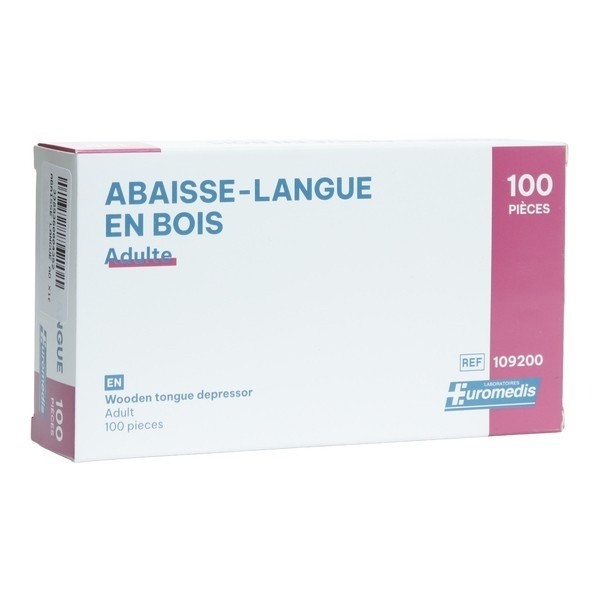 Euromedis Abaisse langue en bois