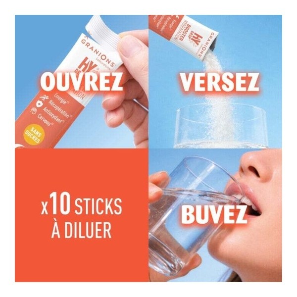 Granions Hydrop Booster d'hydratation stick