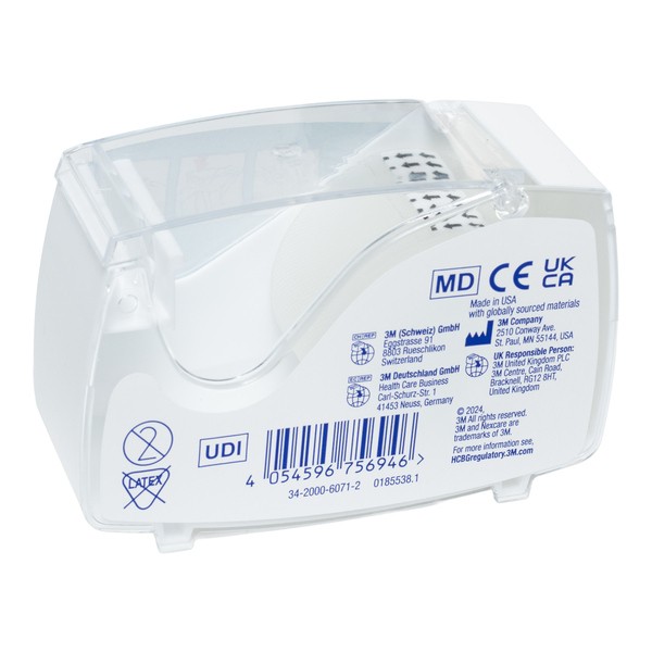 Nexcare sparadrap transparent avec dévidoir