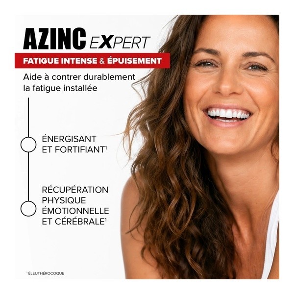 Azinc Expert Fatigue intense Epuisement comprimés
