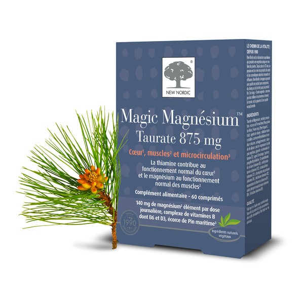 New Nordic Magic Magnésium Taurate 875 mg comprimés