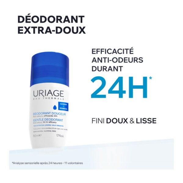Uriage déodorant douceur bille
