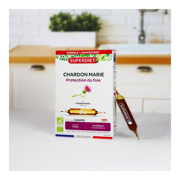 Super Diet Chardon Marie ampoules Bio