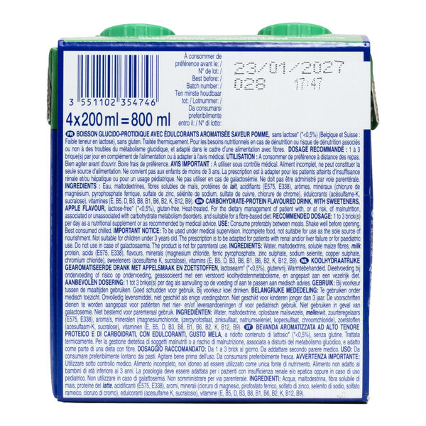 Delical boisson sans sucres fruitées