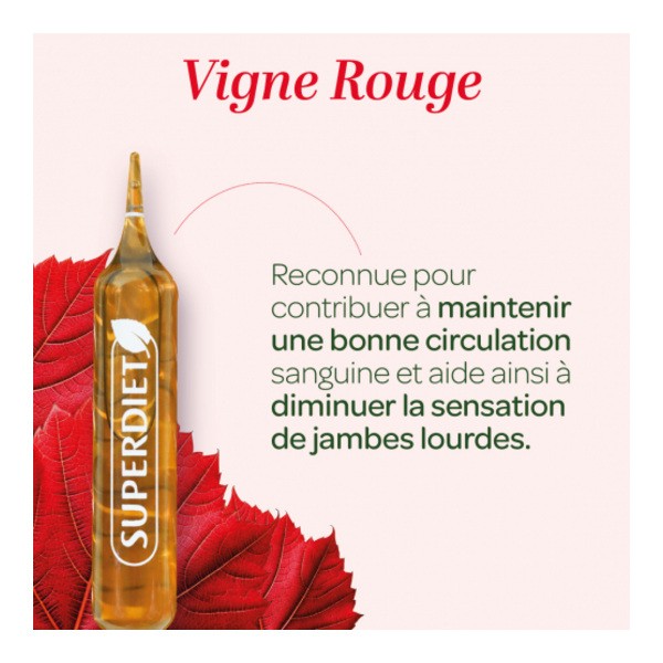 Super Diet Vigne rouge ampoule Bio