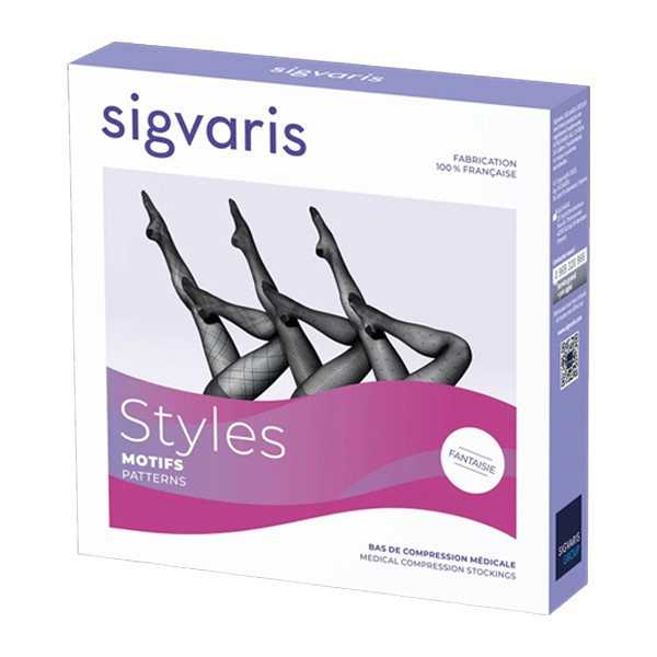 Sigvaris Styles Motifs Collant de contention fantaisie femme classe 2