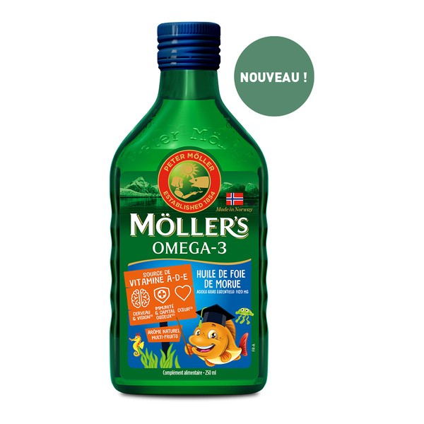 Moller's Omega 3 Huile de foie de morue