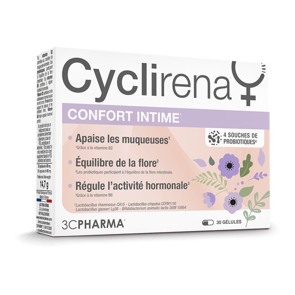 Les 3 chênes Cyclirena Confort intime gélules