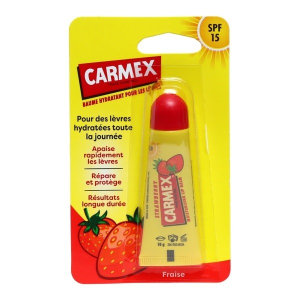 Carmex Baume à lèvres fraise SPF 15