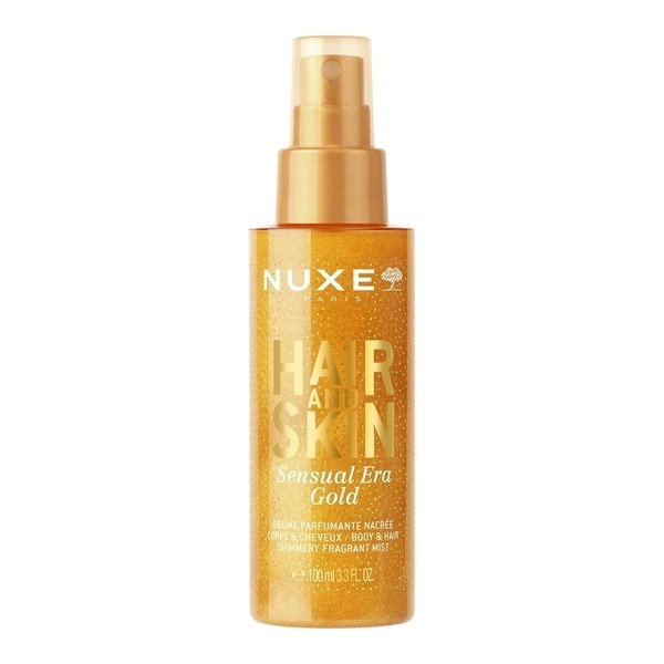 Nuxe Hair and Skin brume parfumante nacrée Sensual Era Gold