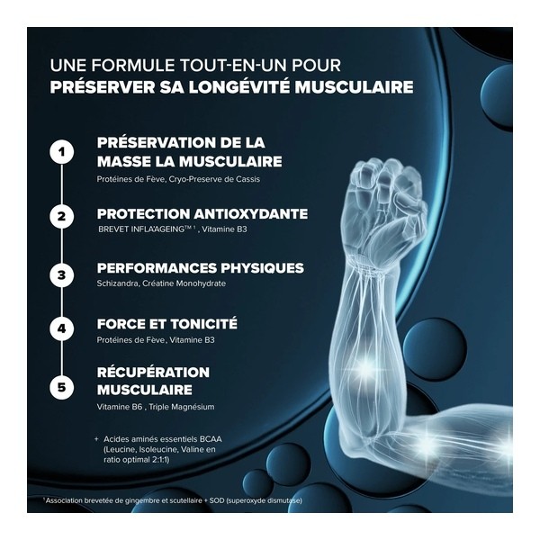 Arkopharma Santé longévité Capital musculaire poudre