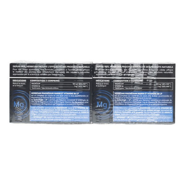 Herbesan Magnésium marin et vitamine B6 comprimés