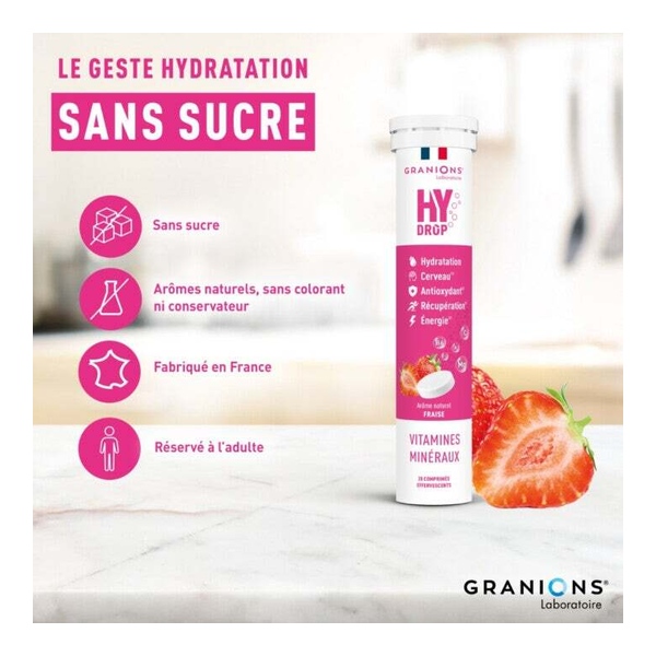 Granions Hydrop Vitamines et Minéraux comprimés