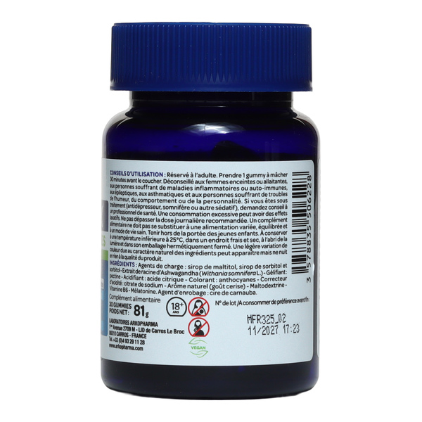Arkorelax Sommeil Fort gummies mélatonine