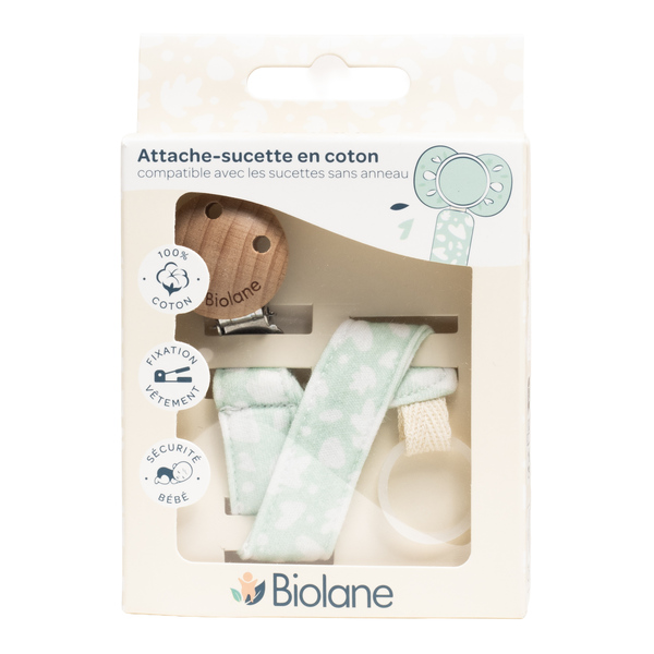 Biolane Attache sucette en coton