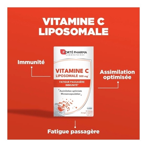 Forté Pharma Vitamine C Liposomale 500 mg gélules