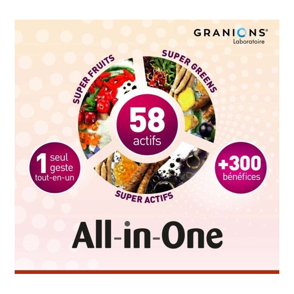 Granions All In One Energie Immunité comprimés