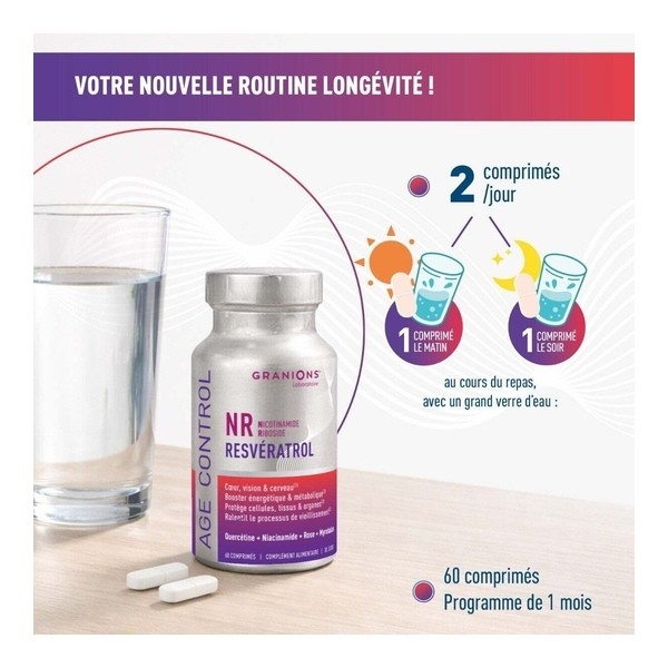 Granions Age Control au resvératrol comprimés