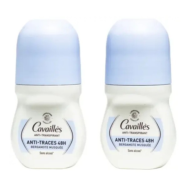 Cavaillès Deodorant anti transpirant 48h Bergamotte musquée roll on
