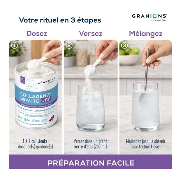 Granions Collagène+ Beauté Ubé poudre