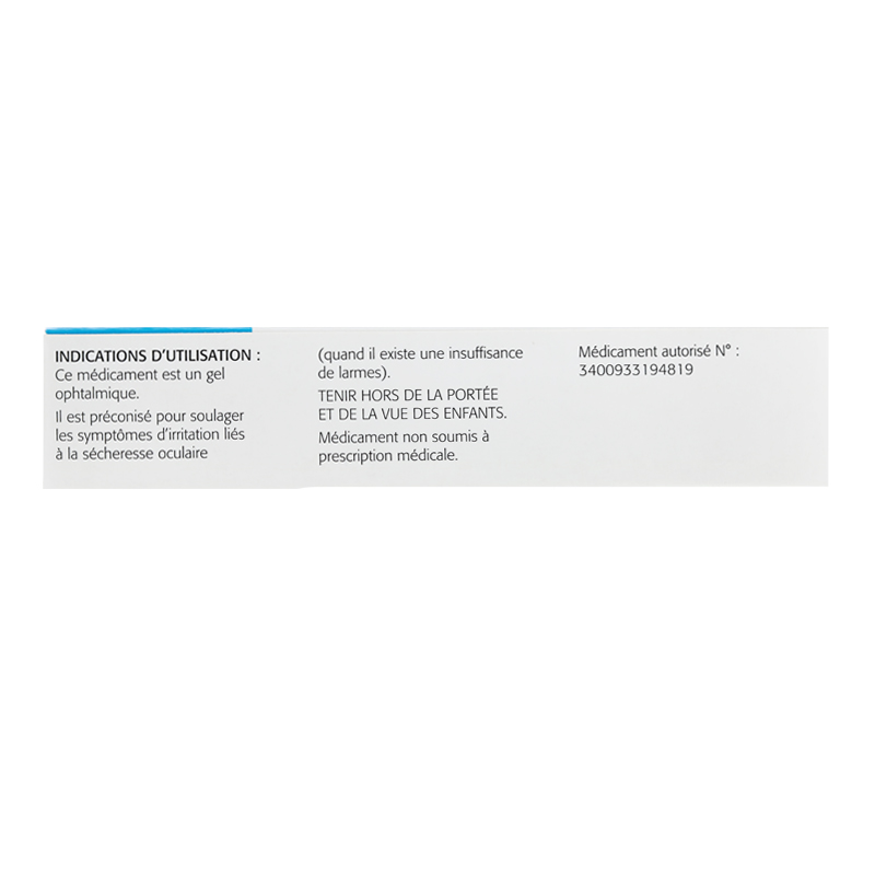 Gel larmes gel ophtalmique