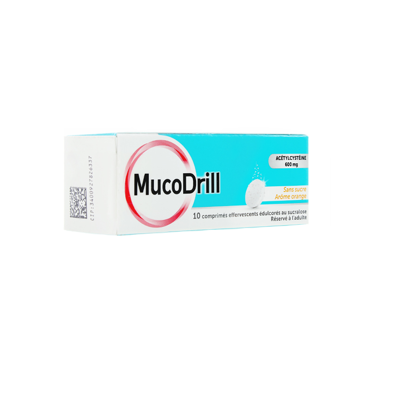 Mucodrill comprimé effervescent