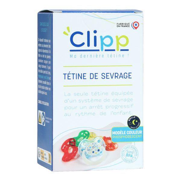 Tétine de sevrage Clipp