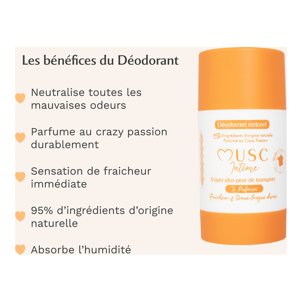 Musc Intime Déodorant Naturel