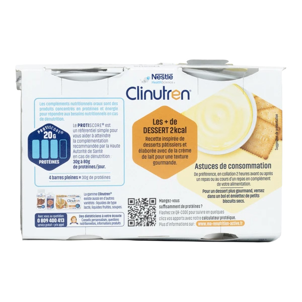 Clinutren Dessert 2kcal crème HP HC
