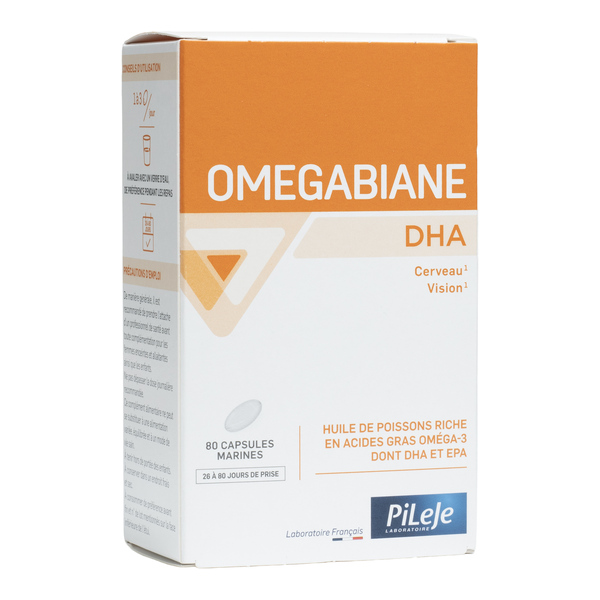 Pileje Omegabiane DHA capsules marines