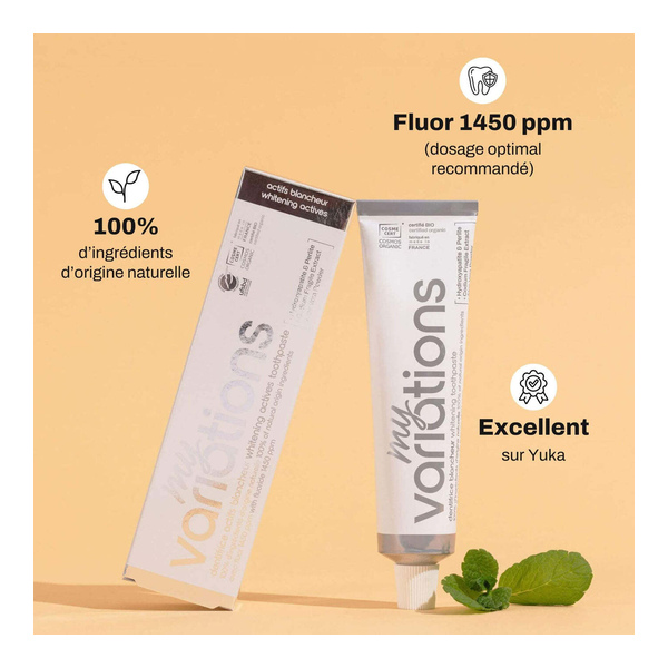 My Variations Dentifrice Blancheur bio