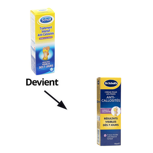 Scholl Crème pieds anti-callosités