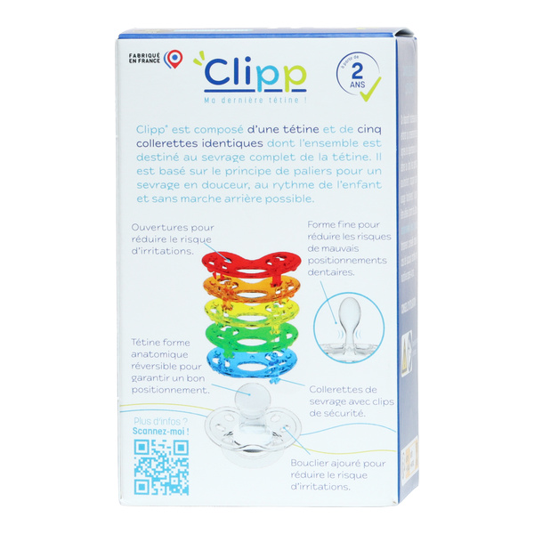Tétine de sevrage Clipp