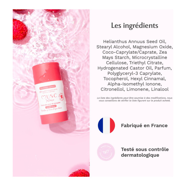 Musc Intime Déodorant Naturel