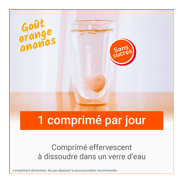 Vitascorbol C1000 vitamine C comprimés effervescents