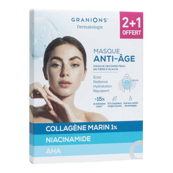 Granions Masque visage anti âge Eclat