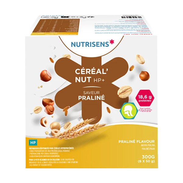 Nutrisens Cereal Nut HP+ Céréales hyperprotéinées et hypercaloriques