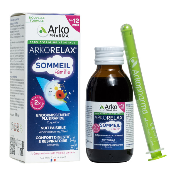 Arkorelax Sommeil Famille sirop