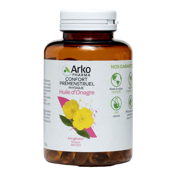 Arkogélules huile d'onagre capsules