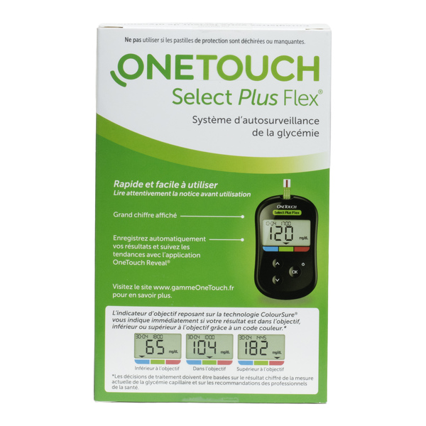 One Touch Lecteur de glycémie Select Plus Flex