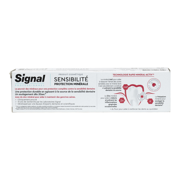 Signal Dentifrice Sensibilité gencives
