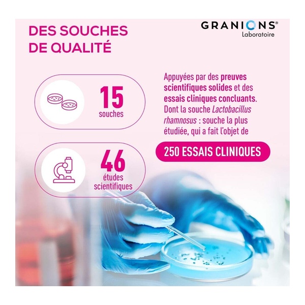 Granions Probiotiques Flore intime gélules